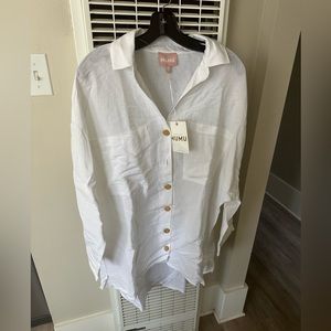BRAND NEW, WITH TAGS Show Me Your Mumu white tunic